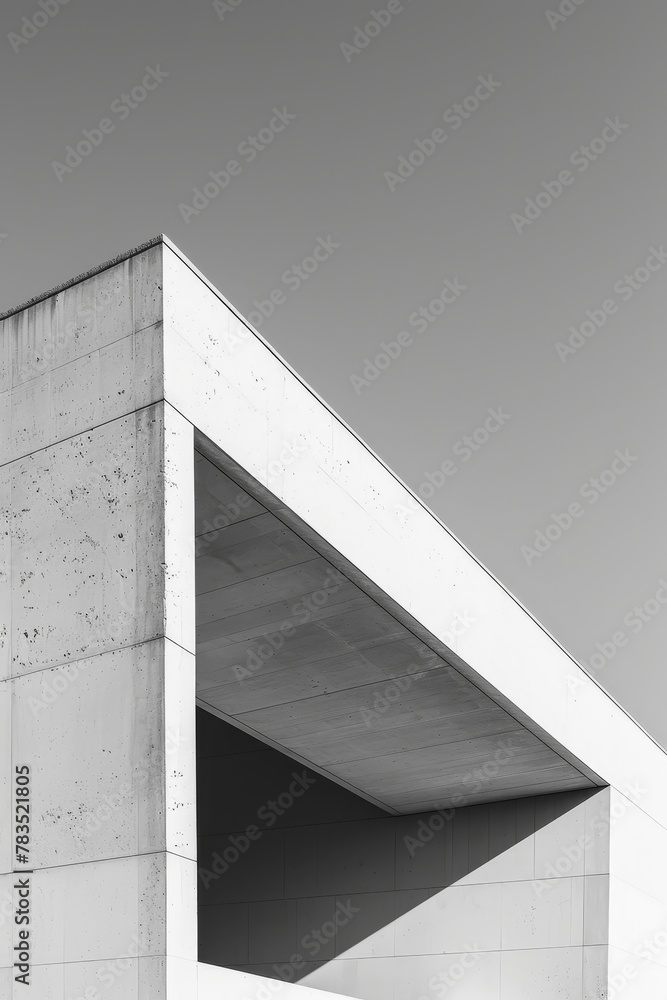 Fototapeta premium A minimalist representation of a architecture