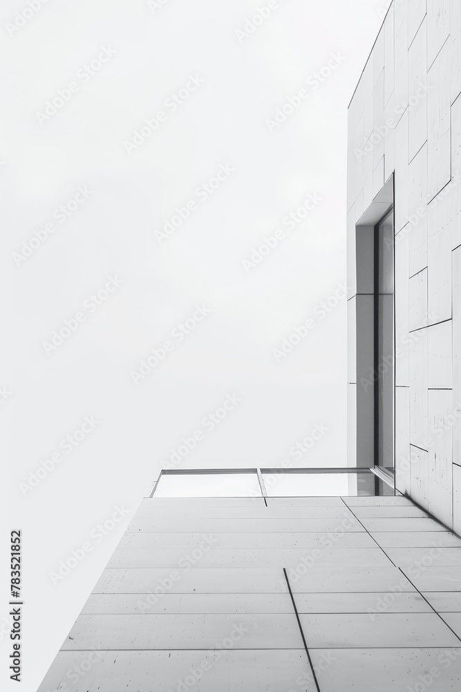 Fototapeta premium A minimalist representation of a architecture
