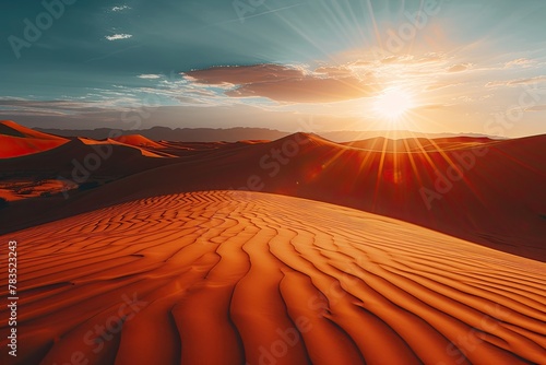 Beautiful view of the desert.