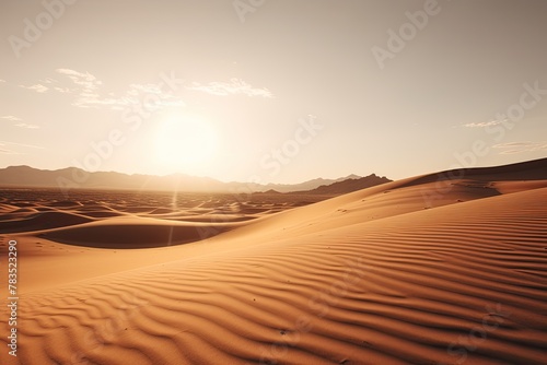 Beautiful view of the desert.