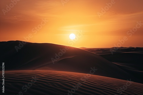 Beautiful view of the desert. © Olga