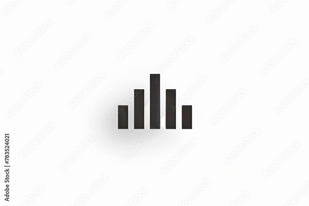 Weekly Report minimal logo, simple, flat, vector, black and white, white background