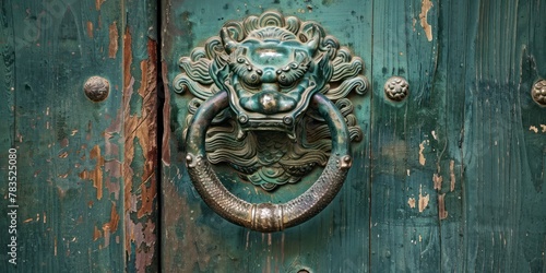 Symbolic Door Handles and Knockers: Choose door handles and knockers with symbolic meanings