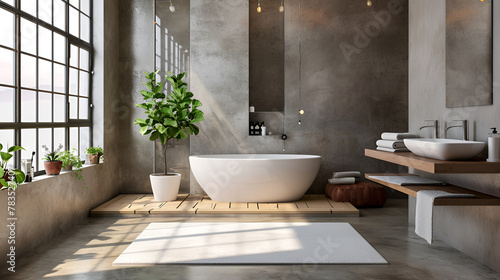 Contemporary Bathroom with Modern Design
