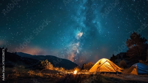  Starry Night Camping