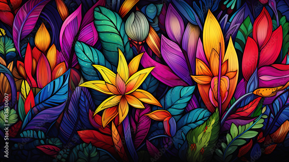 custom made wallpaper toronto digitalabstract floral background.