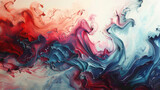Fluid movements of bold strokes merge elegantly, resulting in a captivating gradient wave.