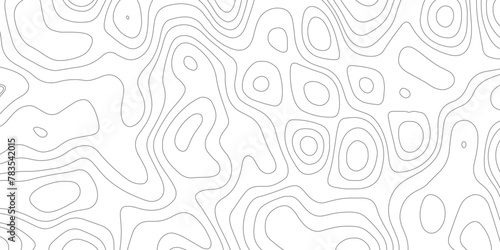 Gray line waves topographical design. Geographic mountain contours Vector Illustration.