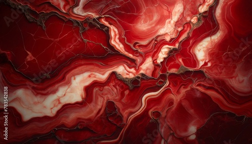 Red abstract marble texture background.