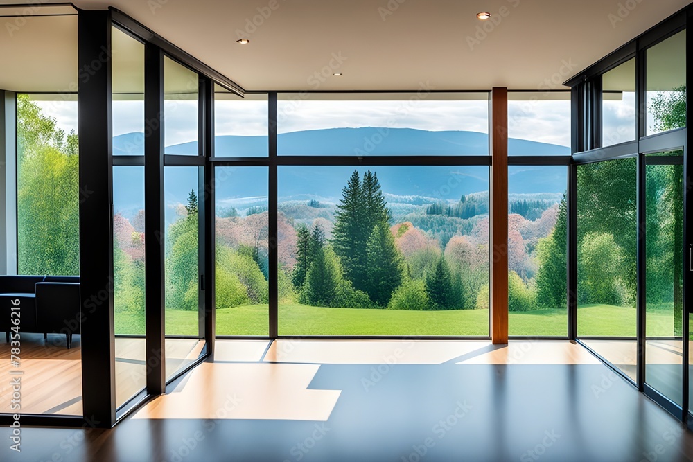 Obraz premium panoramic windows