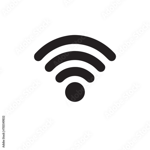 Wi fi symbol or Wi fi icon  vector in white background