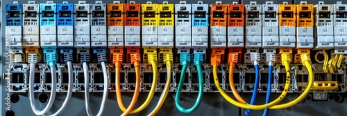 Expertly Organized Electrical Wiring Installations Powering the Future of Modern Construction and Technology photo
