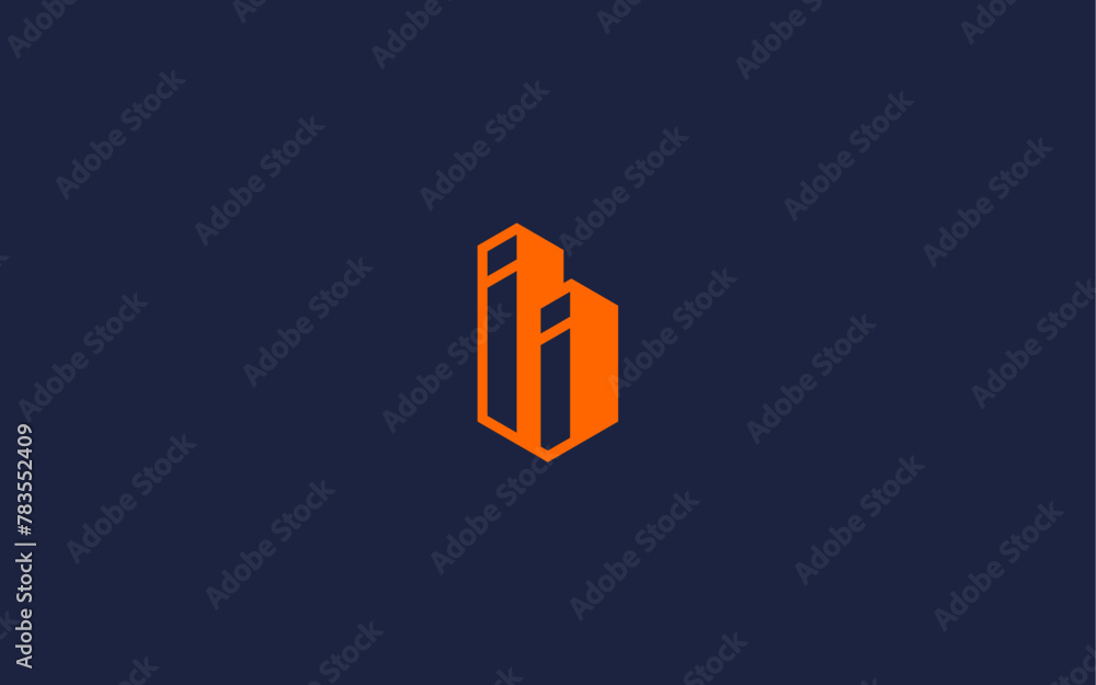letter ii with building logo icon design vector design template inspiration letter ii with building logo icon design vector design template inspiration