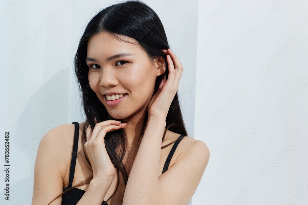 Beauty woman model hair portrait asian glamour fashion Beauty woman model hair portrait asian glamour fashion