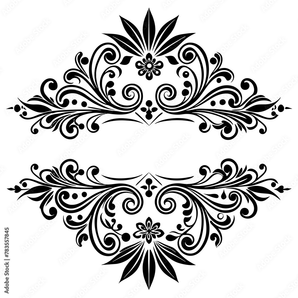 set-of-calligraphic-page-dividers--decoration-vign