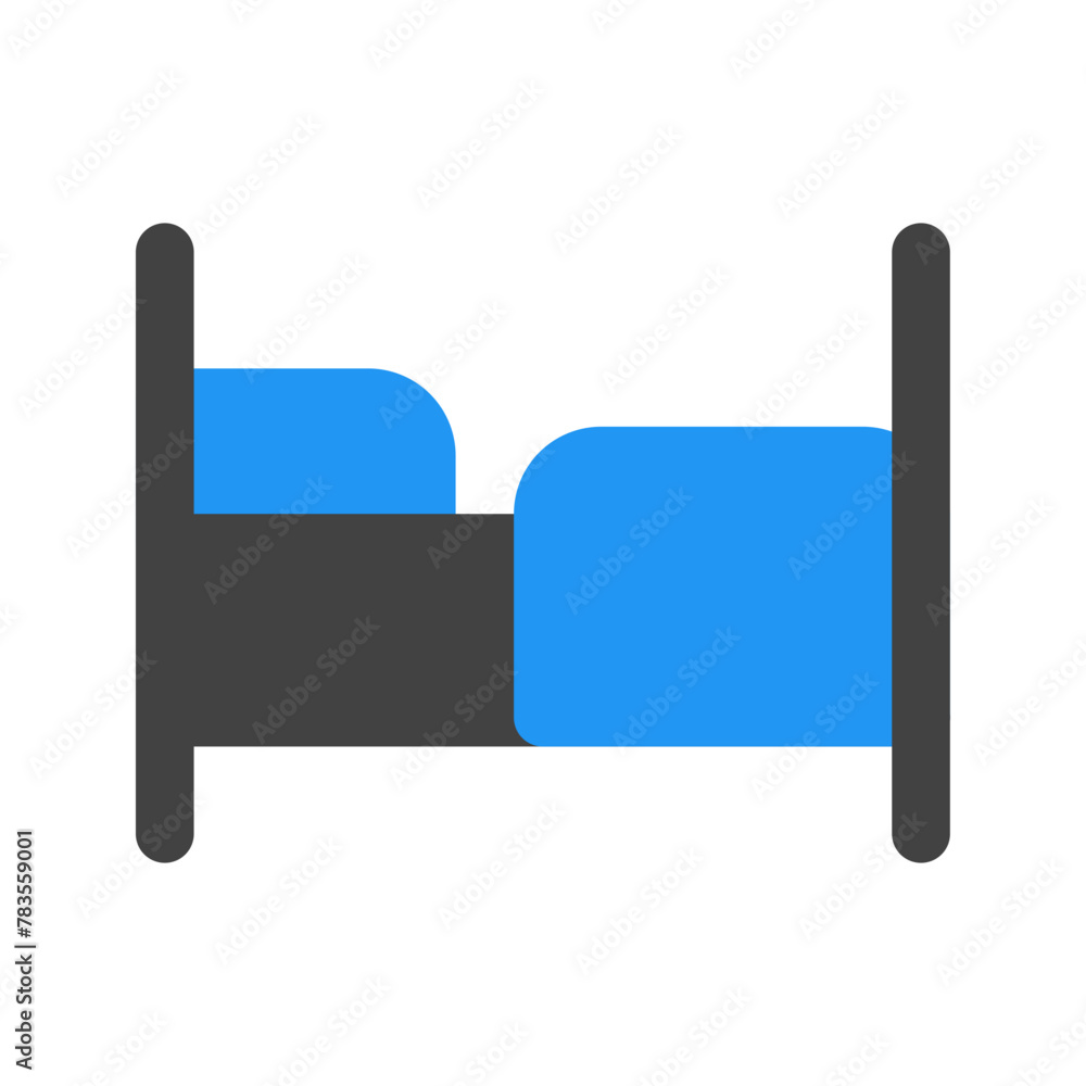 hospital bed flat icon hospital bed flat icon
