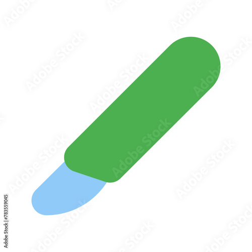scalpel flat icon