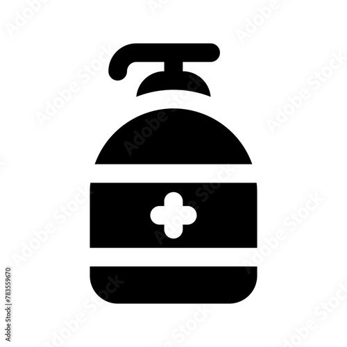 sanitizer glyph icon