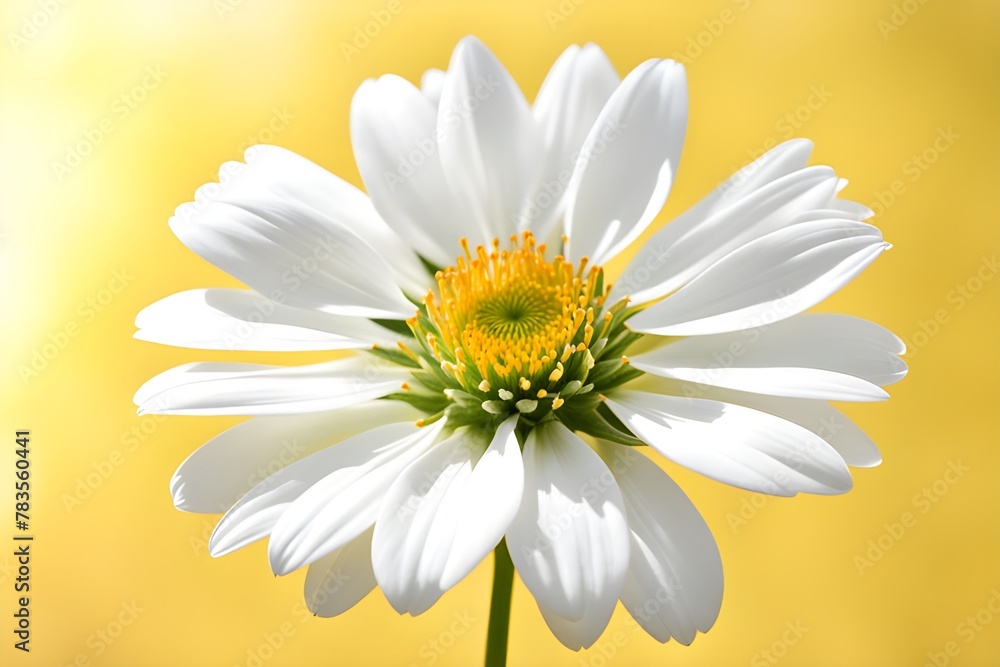 Naklejka premium white flower