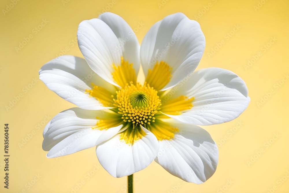 Naklejka premium white flower