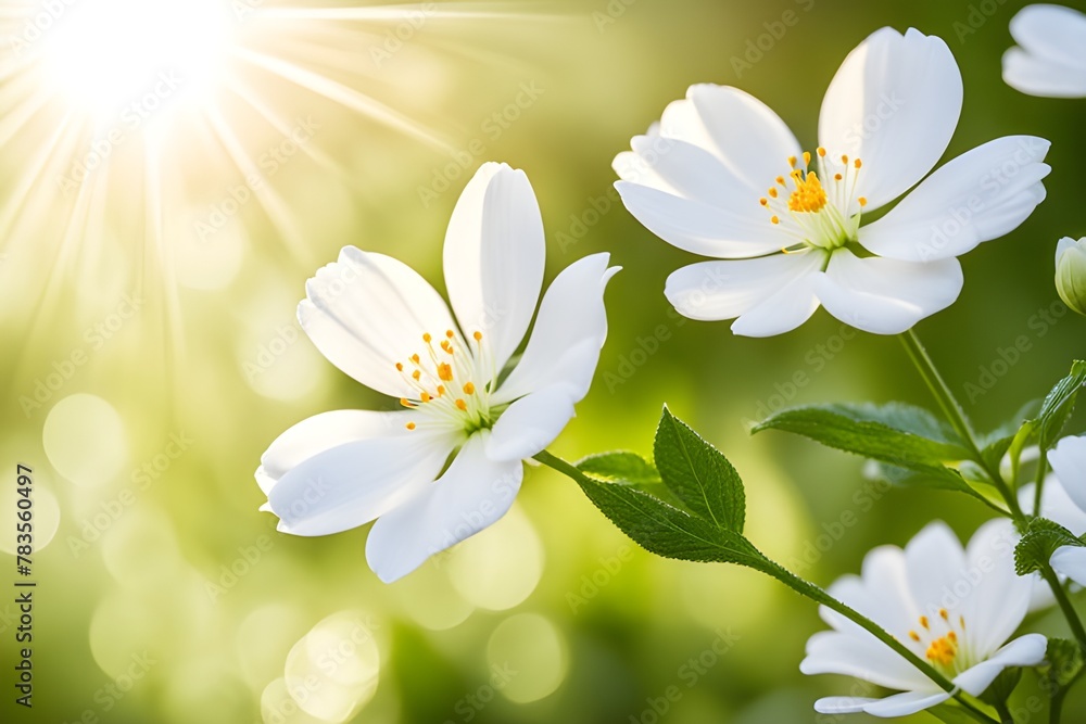 Fototapeta premium white flower