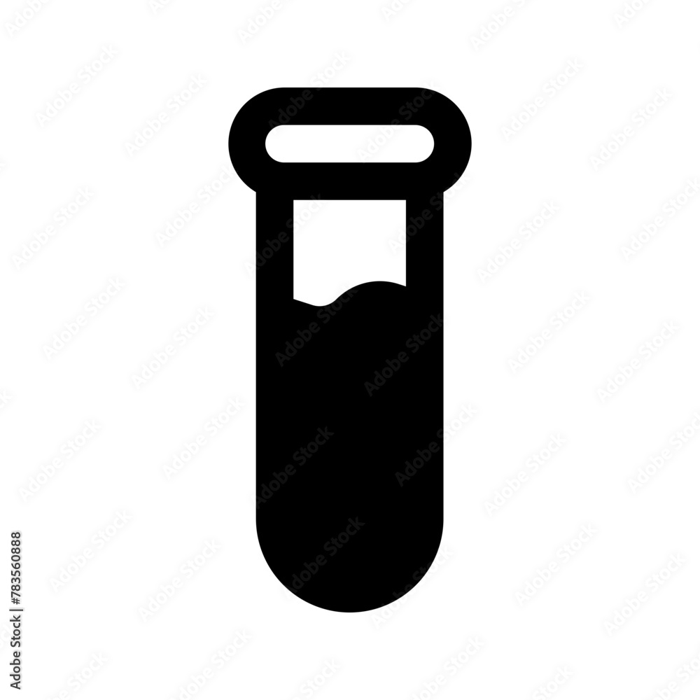 test tube glyph icon test tube glyph icon