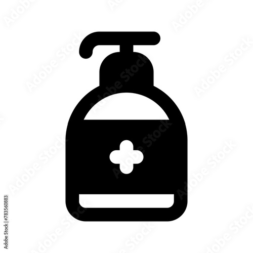 sanitizer glyph icon