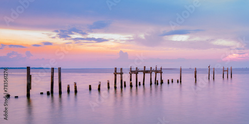 Tableau sur toile Rockport Texas Beach Sunset Sunrise