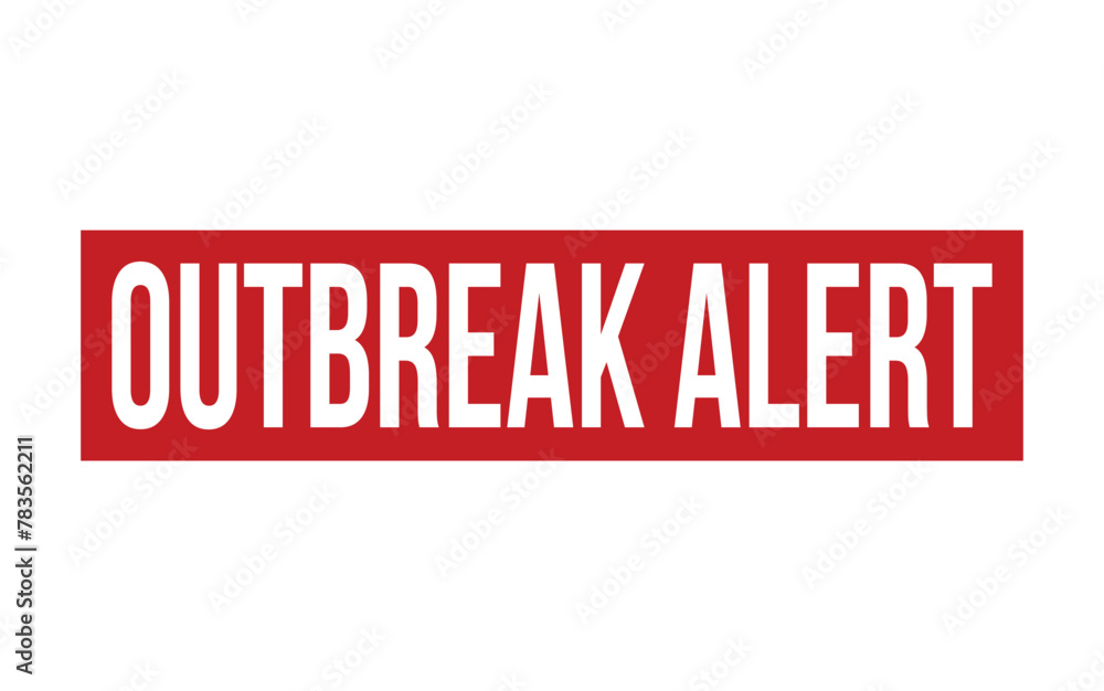 Outbreak Alert Rubber Stamp Seal Vector Outbreak Alert Rubber Stamp Seal Vector