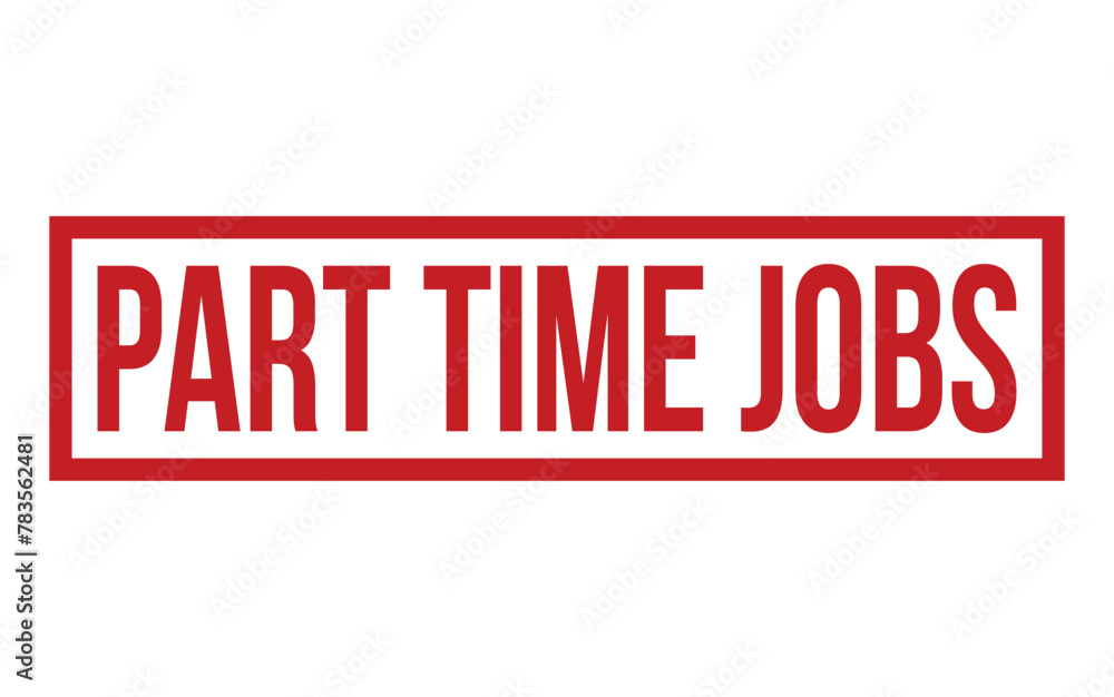 Time Jobs Rubber Stamp Seal Part Vector Time Jobs Rubber Stamp Seal Part Vector
