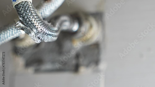 Leakage of plumbing pipe connections in the bathroom or kitchen. 