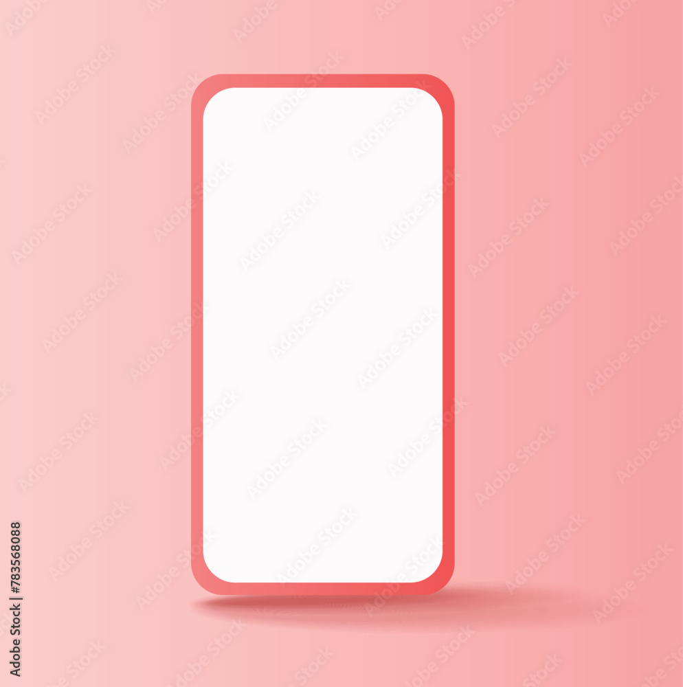 3D smartphone icon. Smartphone in perspective view. Smartphone mockup on a white. A mobile phone with a blank screen. Mobile communication. 3d rendering. A gadget with space for text on the screen. 3D smartphone icon. Smartphone in perspective view. Smartphone mockup on a white. A mobile phone with a blank screen. Mobile communication. 3d rendering. A gadget with space for text on the screen.