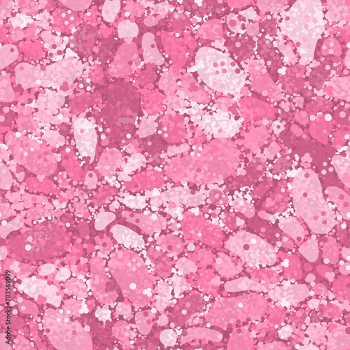 Girly pink camo texture military camouflage seamless pattern background