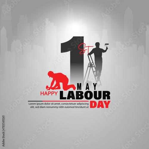 Happy Labour day Poster