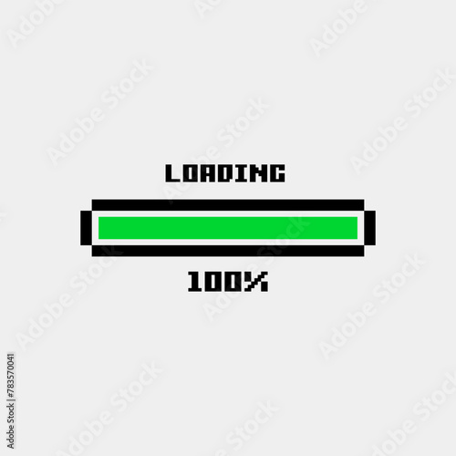 Loading Bar Button Game Graphic Asset