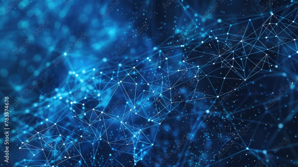 Abstract Digital Connections with Data and Blockchain Technology Abstract Digital Connections with Data and Blockchain Technology