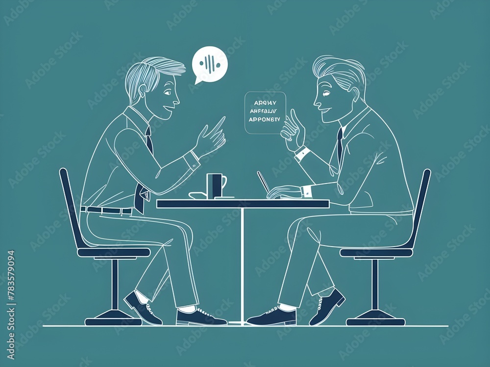 illustration of a employee applying for holidays illustration of a employee applying for holidays