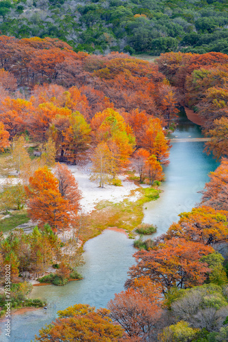 Amazing Fall Color Garner State Park