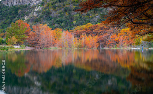 Amazing Fall Color Garner State Park