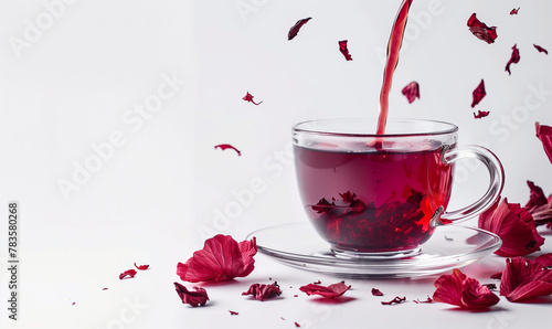 A Cup of Health: The Medicinal Benefits of Hibiscus Tea © verticalia
