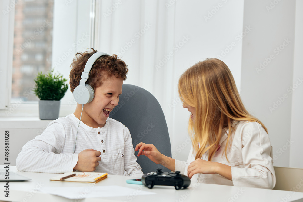 Two Friends Enjoying a Funfilled Day of Online Adventures Two Friends Enjoying a Funfilled Day of Online Adventures