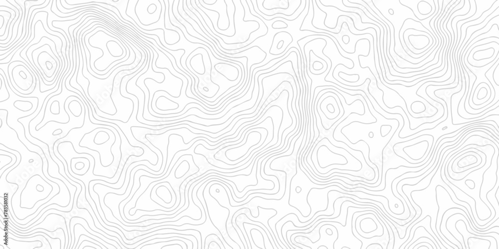 Topographic map. Geographic mountain relief. Abstract lines background. Contour maps. Vector illustration, Topo contour map on white background, Topographic contour lines vector map seamless pattern.