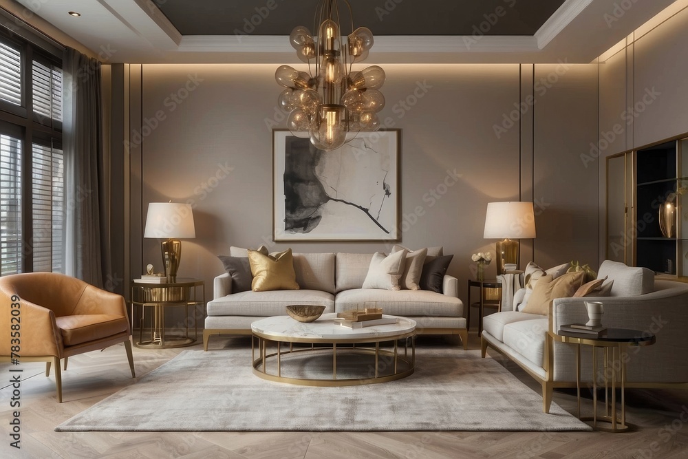 Chic Urban Living: Sophisticated Decor and Plush Comforts