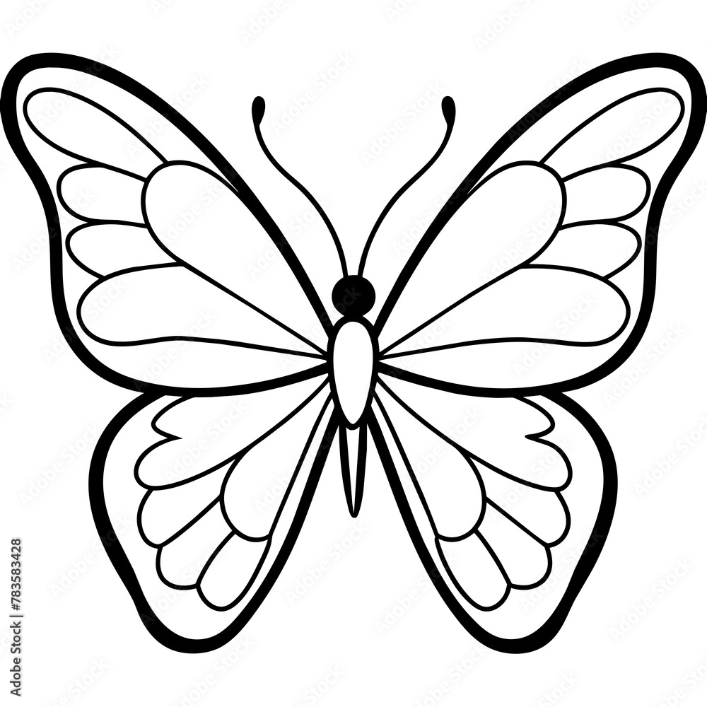 Butterfly vector illustration.
Butterfly vector illustration.