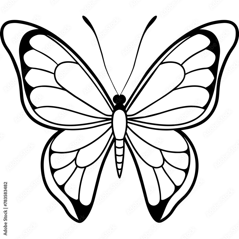 Butterfly vector illustration.
Butterfly vector illustration.