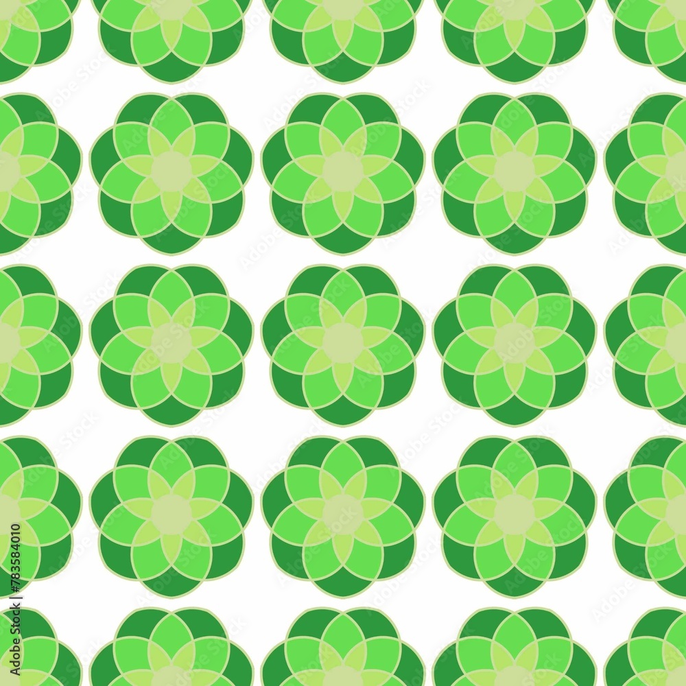 set of four clover seamless pattern set of four clover seamless pattern