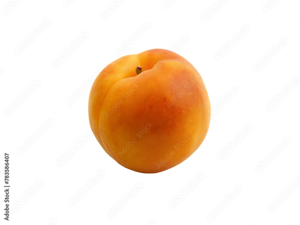 Apricot isolated on transparent background Apricot isolated on transparent background