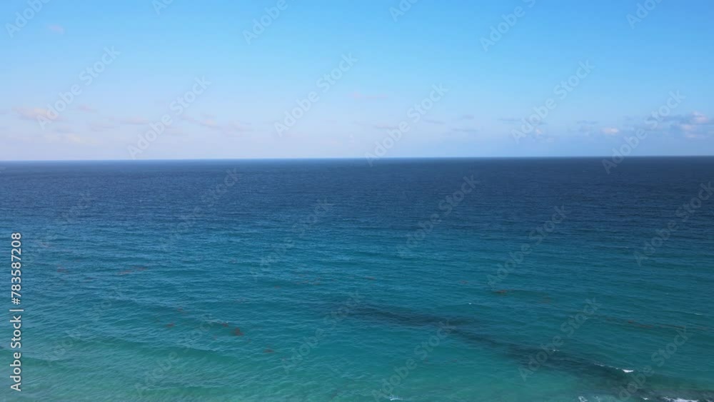 Aerial view of caribbean sea Aerial view of caribbean sea