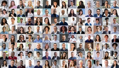 Multi-Face Collage: People in Business