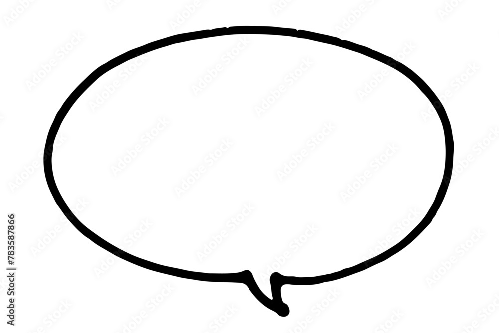 手書きのかわいい吹き出し 手書きのかわいい吹き出し